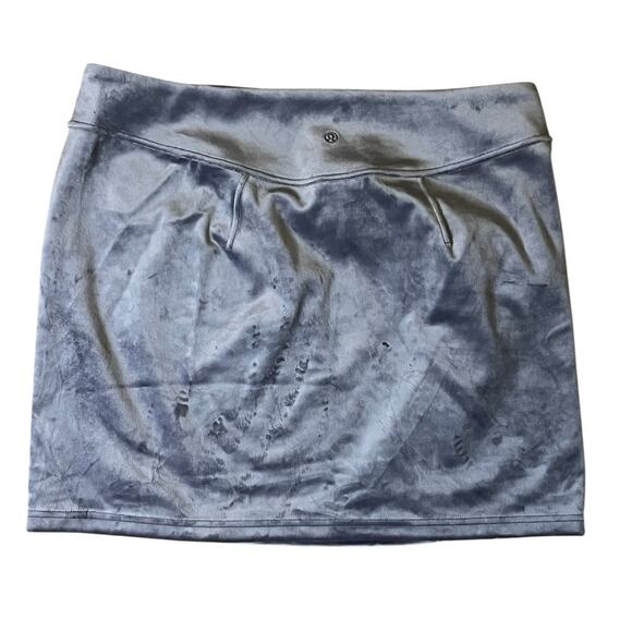 Lululemon Scuba HR Mini Skirt Velvet Size XL Nightfall Purple Retail $88 - Picture 2 of 5